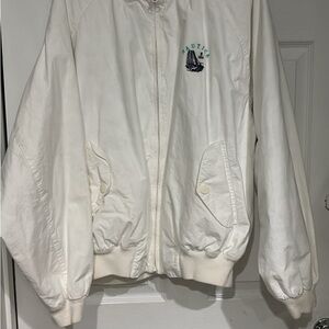 Men’s XL Vintage Reversible Nautica White Windbreaker Jacket